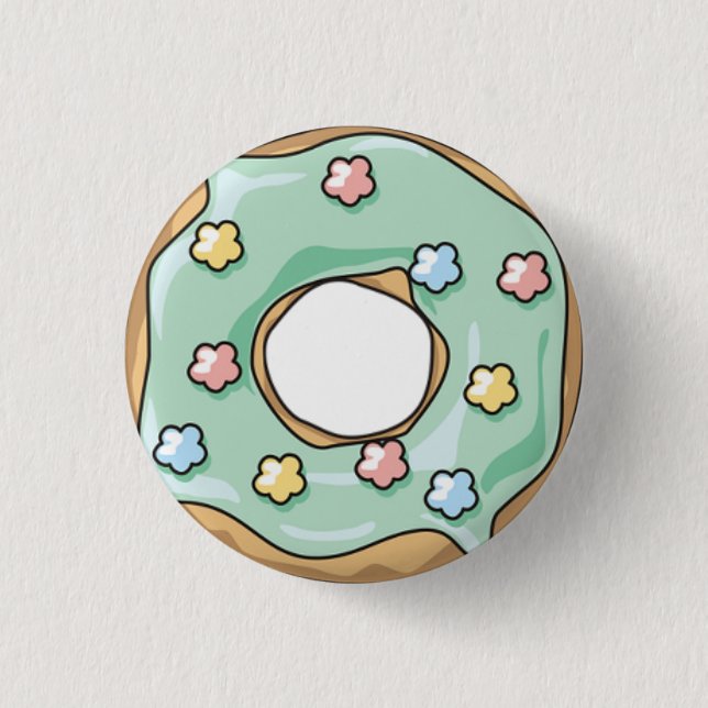 Badge Rond 2,50 Cm Bécasseau vert (Devant)