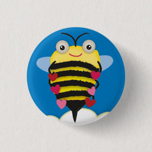 Badge Rond 2,50 Cm Bee-Lieve en toi