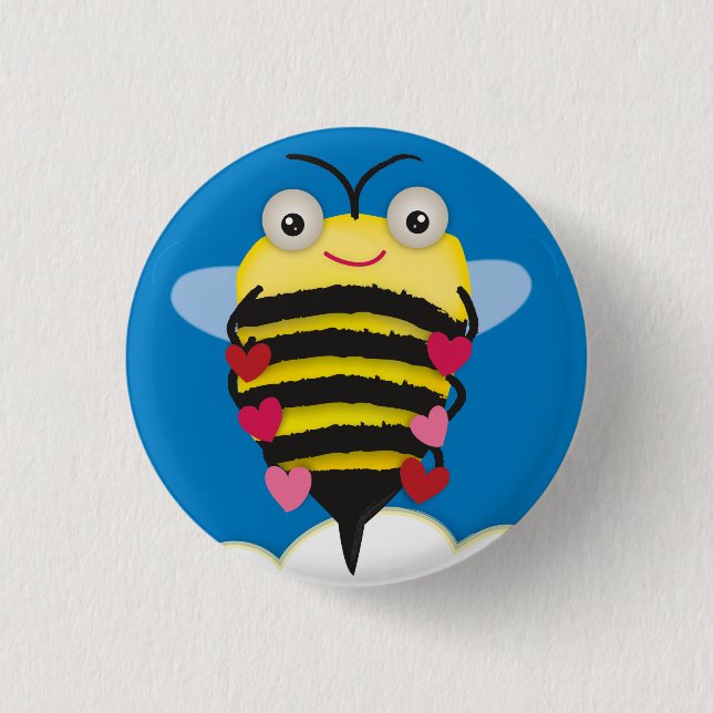 Badge Rond 2,50 Cm Bee-Lieve en toi (Devant)