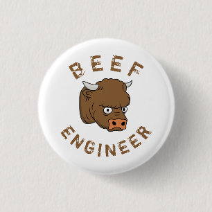 Badge Rond 2,50 Cm Beef engineer