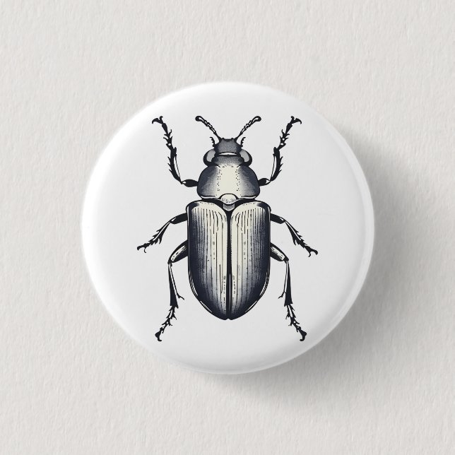 Badge Rond 2,50 Cm Beetle (Devant)