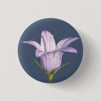 Badge Rond 2,50 Cm Belle fleur de cloche bleue