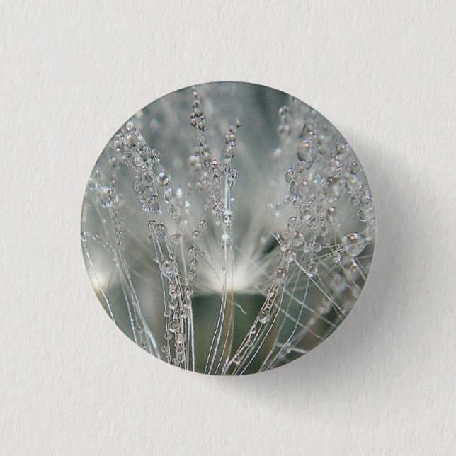 Badge Rond 2,50 Cm Belles gouttelettes d'eau (Devant)