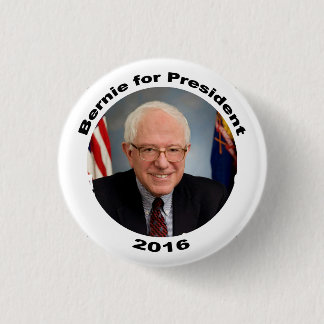 Badge Rond 2,50 Cm Bernie Sanders à la présidence 2016