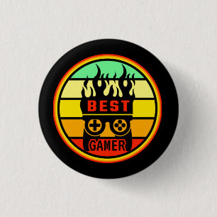 BADGE ROND 2,50 CM BEST GAMER - JEU NERD