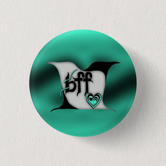 Badge Rond 2,50 Cm bff ~ tourterelles (Devant)