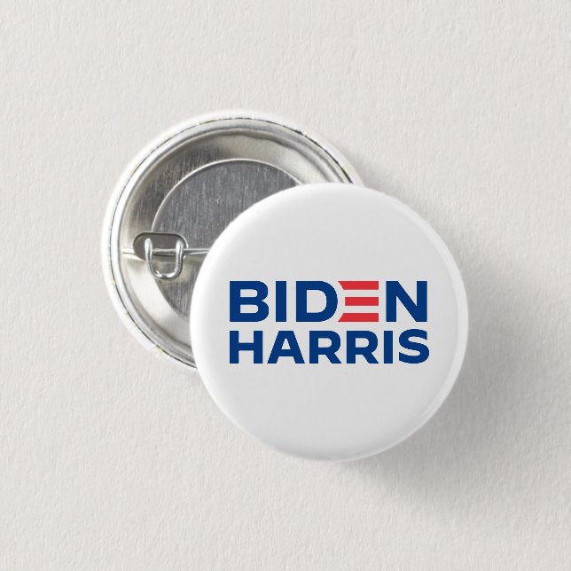 Badge Rond 2,50 Cm Bidden/Harris 2020 (Devant & derrière)