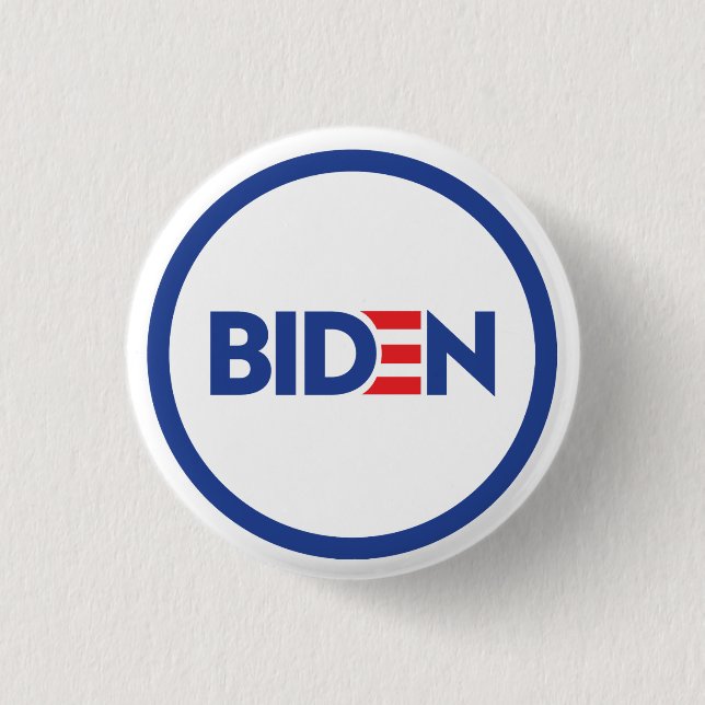 Badge Rond 2,50 Cm Biden (Devant)