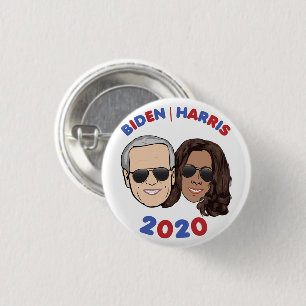Badge Rond 2,50 Cm Biden Harris 2020 Dream Team Election (épingle en