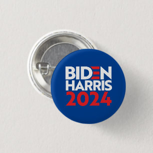 Badge Rond 2,50 Cm Biden Harris 2024