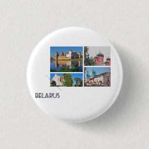Badge Rond 2,50 Cm Biélorussie Mir Castle Architecture Button Pin