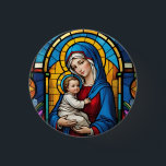 Badge Rond 2,50 Cm Bienheureuse Mère Marie et Bébé Jésus - Vierge Mar<br><div class="desc">"Bannière de la Dame de Grâce",  "mariée de la vierge chrétienne",  "décoration religieuse de christianisme catholique",  "décoration familiale de jésus christ",  "ornement religieux de la foi de pâques",  "jardin maternel béni",  "belle dame sainte",  "dame sacrée d'or bleu"</div>