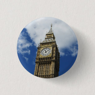 Badge Rond 2,50 Cm Big Ben, Londres, Angleterre