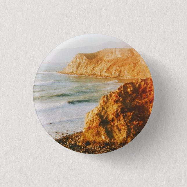 Badge Rond 2,50 Cm Big Sur  (Devant)