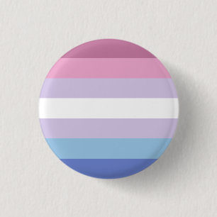 Badge Rond 2,50 Cm Bigender Pride Insigne d'indicateur