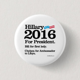 Badge Rond 2,50 Cm Bill pour première Madame - Chelsea pour