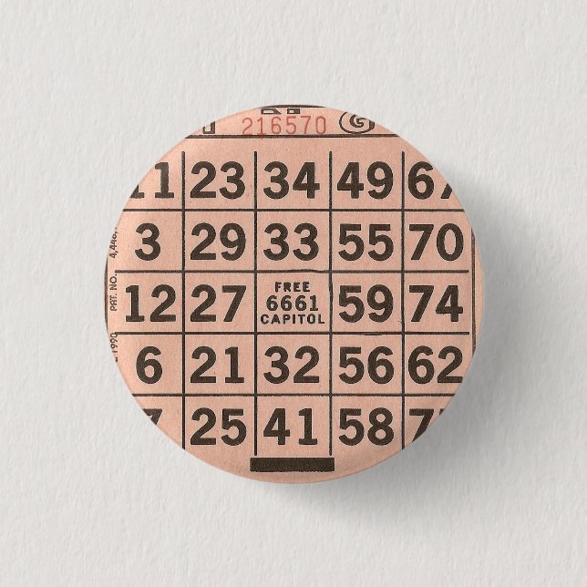 BADGE ROND 2,50 CM BINGO-TEST (Devant)