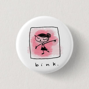 Badge Rond 2,50 Cm bink.