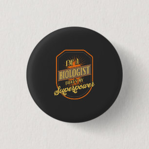Badge Rond 2,50 Cm Biologiste