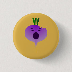 Badge Rond 2,50 Cm Bite The Angry Turnip par Kenneth Yoncich