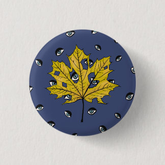 Badge Rond 2,50 Cm Bizarre Déplaisant d'Halloween