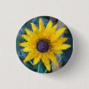 Badge Rond 2,50 Cm Black Eyed Susan