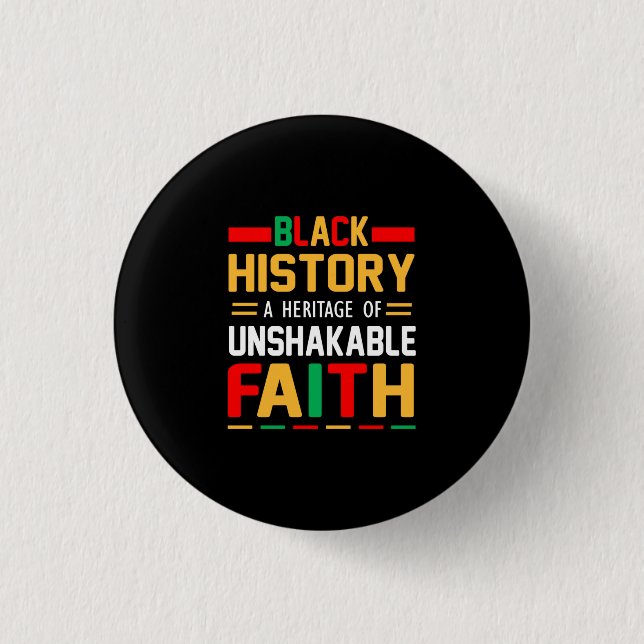 Badge Rond 2,50 Cm Black History A (Devant)