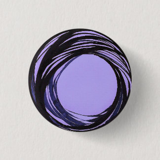 Badge Rond 2,50 Cm Bleu/violette de bouton de perle de prière