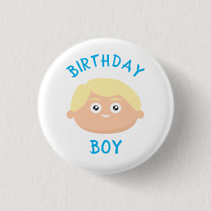 Badge Rond 2,50 Cm Blonde Boy