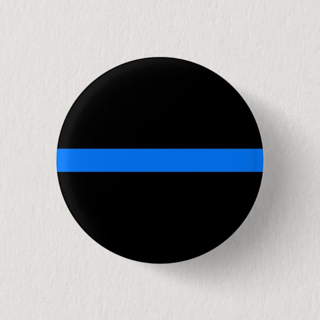 BADGE ROND 2,50 CM "BLUE LINE MINCE " (Devant)