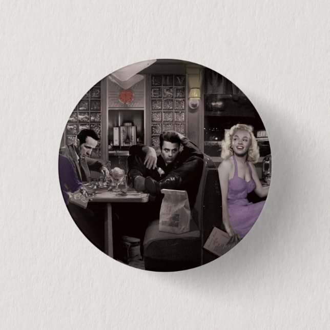 Badge Rond 2,50 Cm Blueplate 2 (Devant)