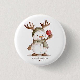 Badge Rond 2,50 Cm Body personnalisé pour le premier Noël de bébé
