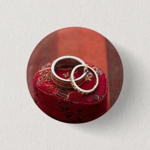 Badge Rond 2,50 Cm Boîtier de rangement des anneaux mariages