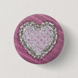 Badge Rond 2,50 Cm Bon Amour Charme