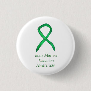 Badge Rond 2,50 Cm Bone Marrow Dons Sensibilisation Ruban Personnalis