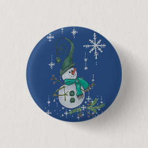 Badge Rond 2,50 Cm Bonhomme de fantaisie