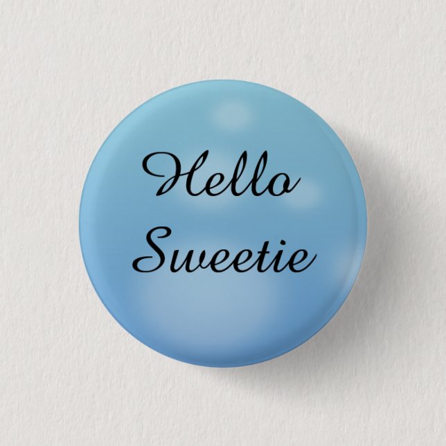Badge Rond 2,50 Cm Bonjour bonbon (Devant)