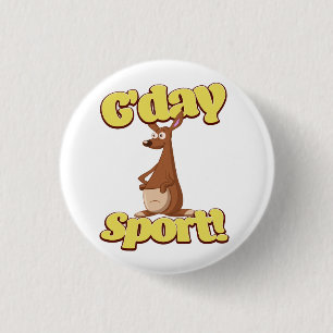 Badge Rond 2,50 Cm Bonjour Sport