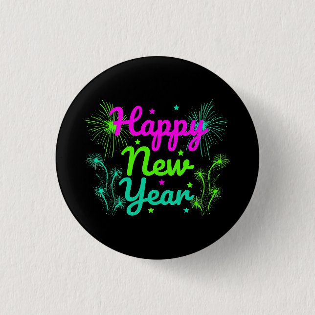 Badge Rond 2,50 Cm Bonne année  (Devant)