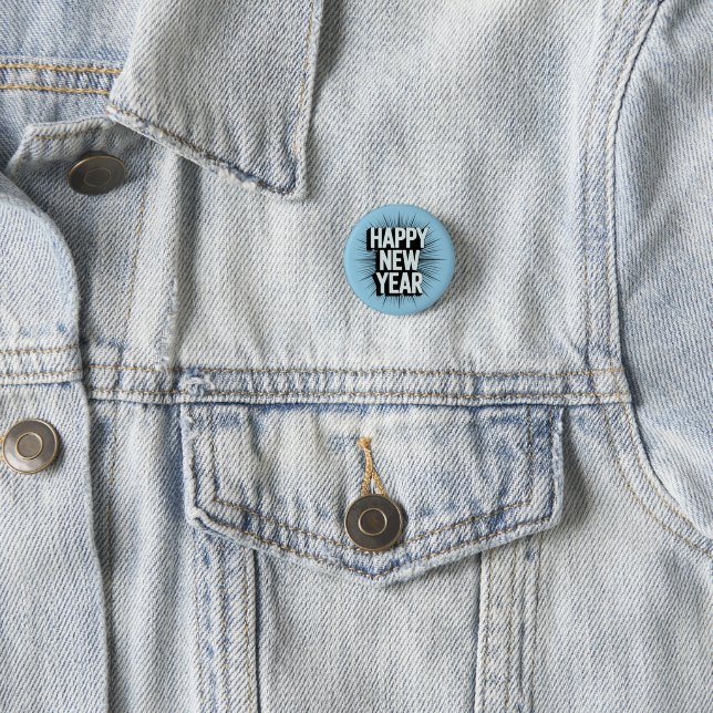 Badge Rond 2,50 Cm Bonne année (En situation)