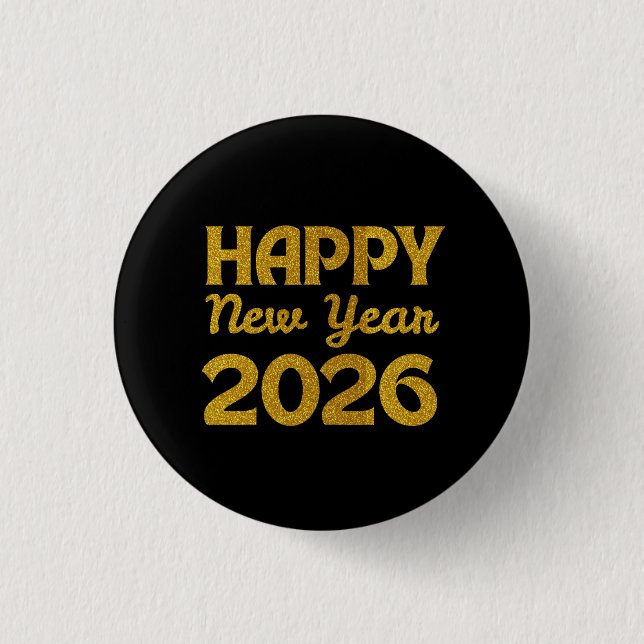 Badge Rond 2,50 Cm Bonne année 2026 (Devant)