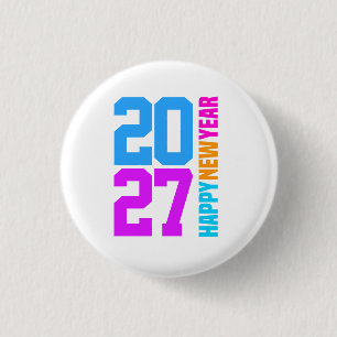 Badge Rond 2,50 Cm Bonne année 2027