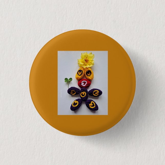 Badge Rond 2,50 Cm Bonne Chance (Devant)