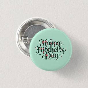 Badge Rond 2,50 Cm Bonne fête des mères