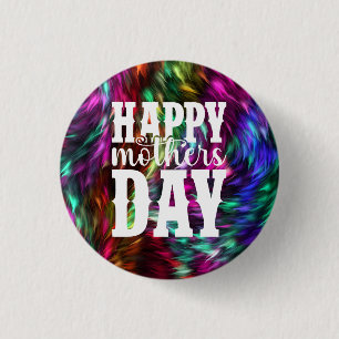 Badge Rond 2,50 Cm Bonne fête des mères-11344
