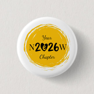 Badge Rond 2,50 Cm Bookish New Year Gift for Readers