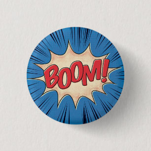 Badge Rond 2,50 Cm Boom !