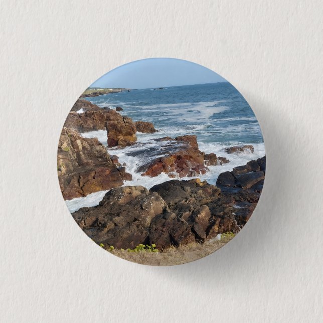 Badge Rond 2,50 Cm Bord de mer français en Vendée (Devant)
