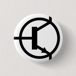 Badge Rond 2,50 Cm Boton Transistor NPN