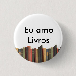 Badge Rond 2,50 Cm Botton J'aime des Livres